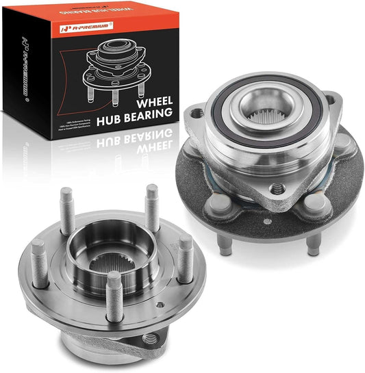Wheel Bearing and Hub Assembly Set for Chevrolet Cruze 5-Lug Compatible