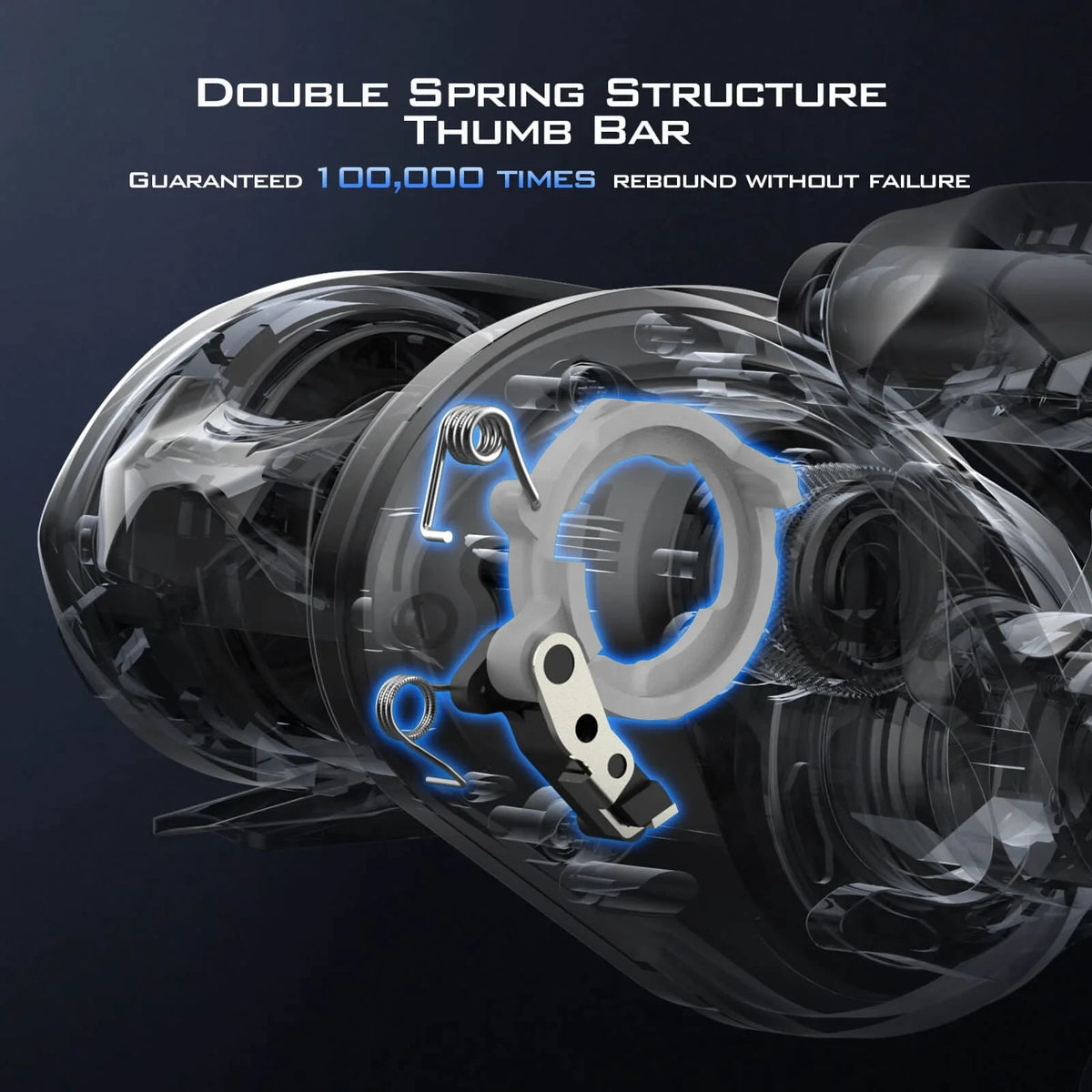 Baitcasting Fishing Reel - Versatile Cast & Pitch Reel with Magnetic Braking