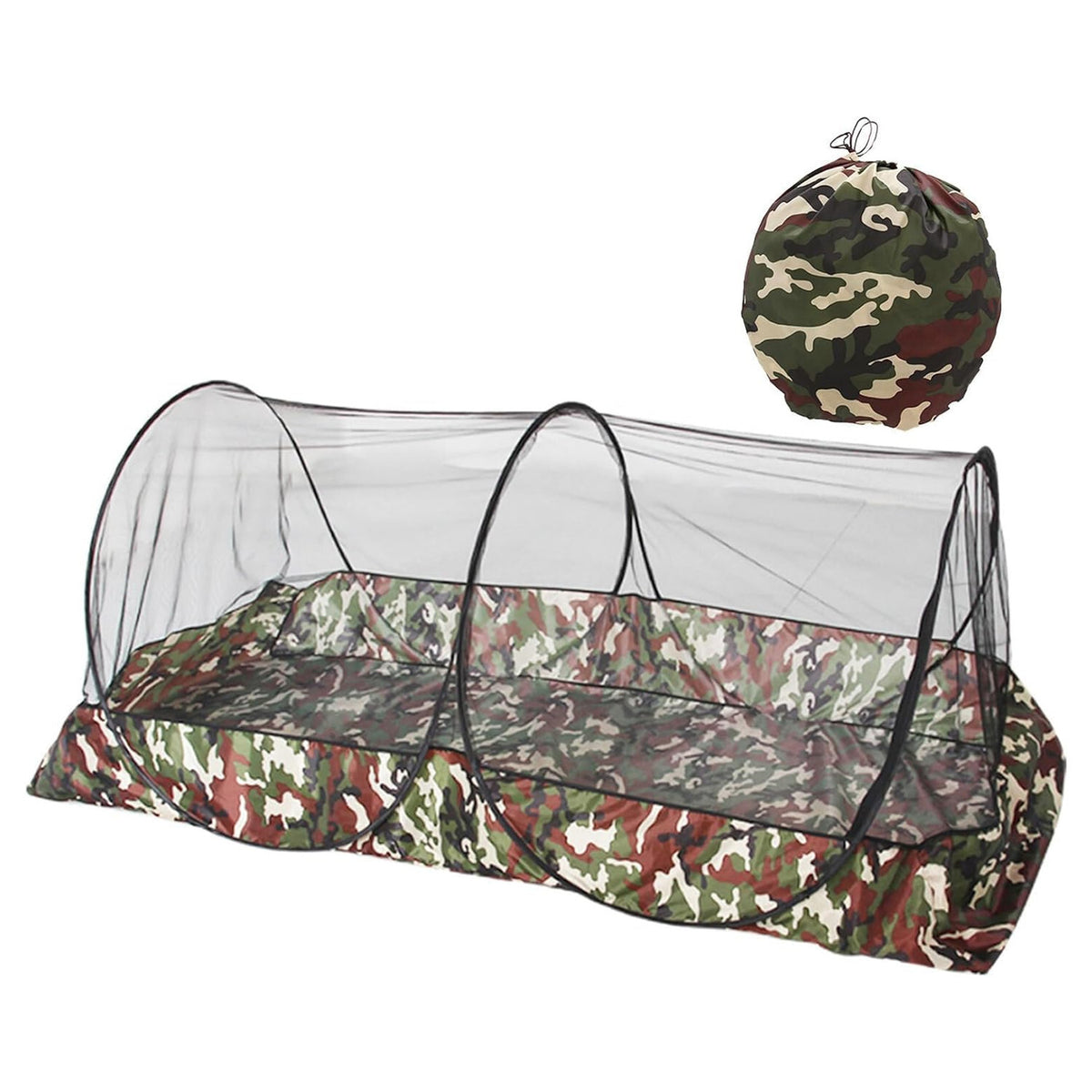 Portable Mosquito Net Tent Foldable Pop-Up Travel Camping Mesh Screen