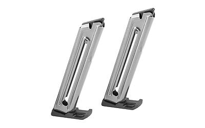 Ruger Mark IV 22/45 10-Round Magazine Set - E-Nickel Finish, 2 Pack