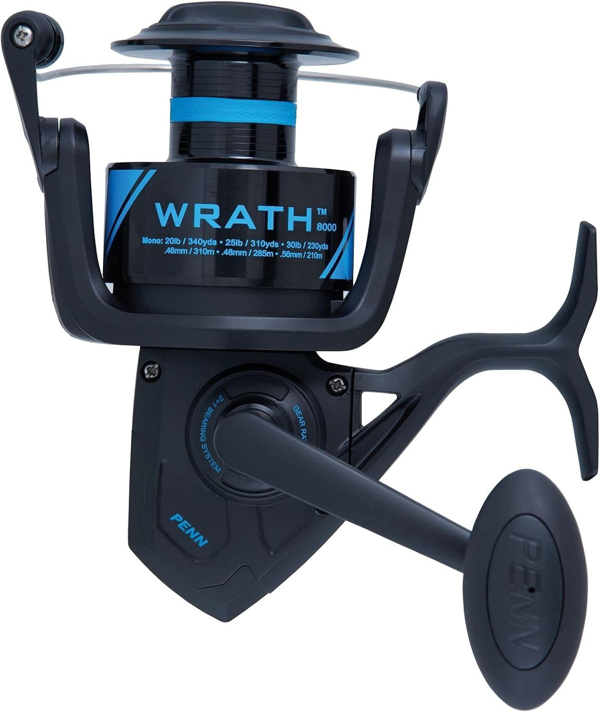 Penn Wrath 2500 Spinning Reel Saltwater Fishing Reel - 6.2:1 Gear Ratio