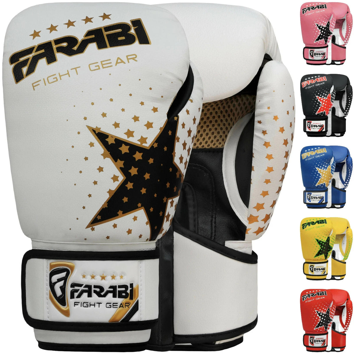 Kids Boxing Gloves Junior Training Sparring Punch Mitts 6oz - Multiple Colors