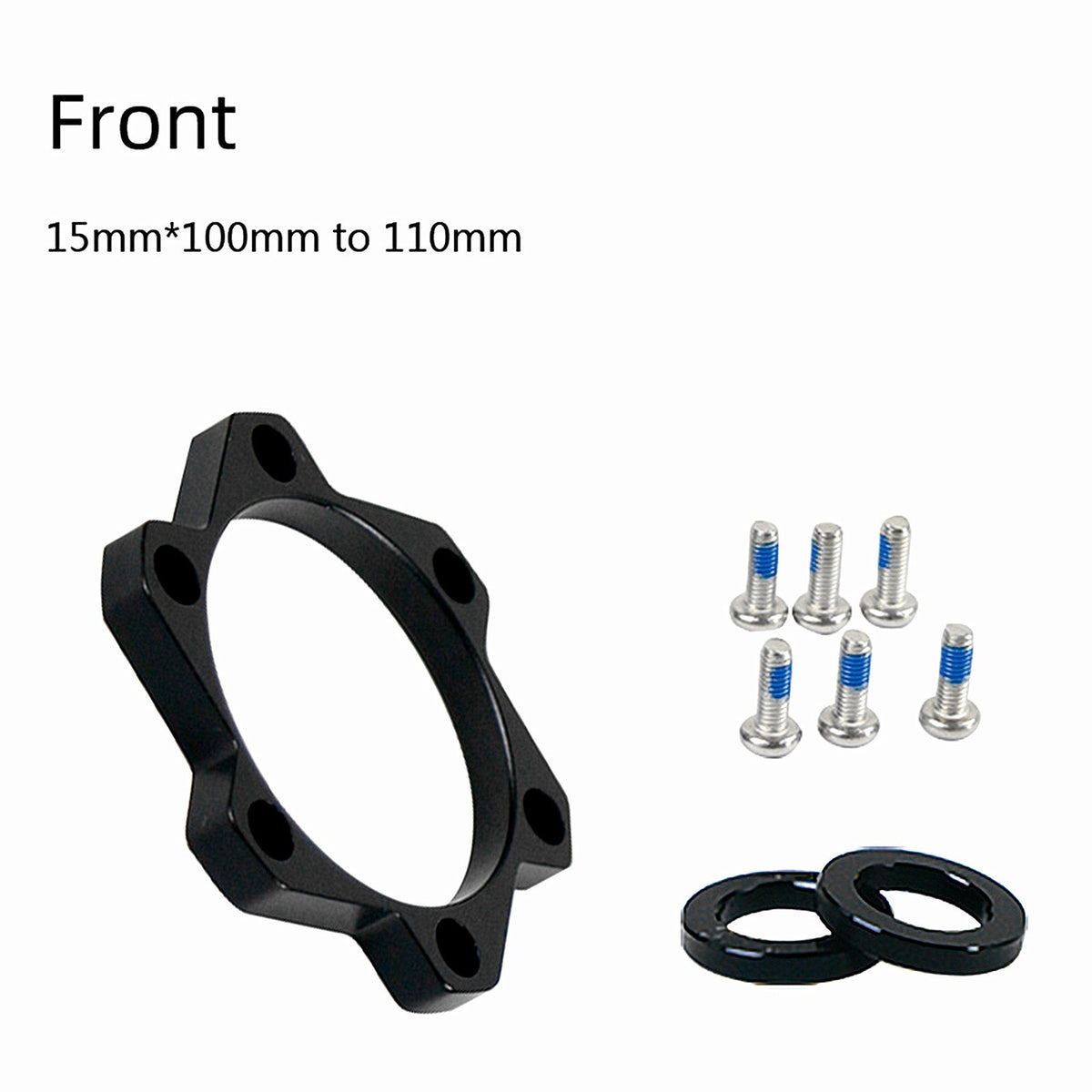 Bicycle Hub Boost Conversion Adapter Kit - 15x100 to 15x110 & 12x142 to 12x148