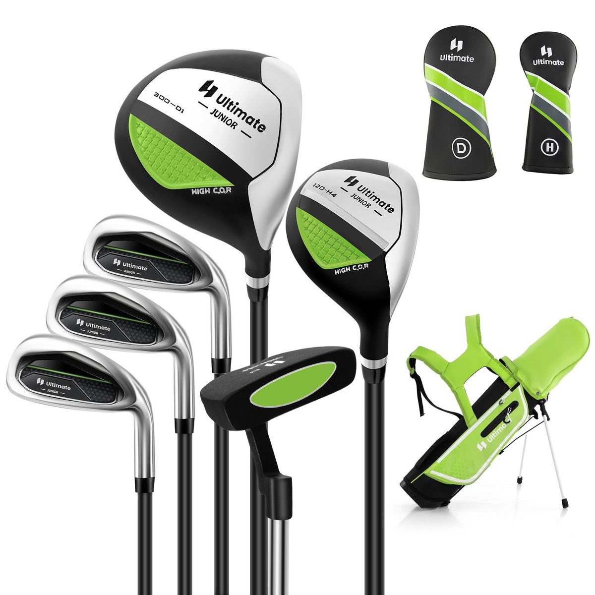Junior Complete Golf Club Set for Kids 11-13 Years Old with Stand Bag & Accessories