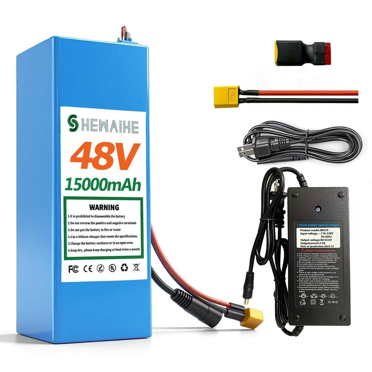 Lithium Battery for Electric Vehicles 36V/48V Multiple Capacity Options