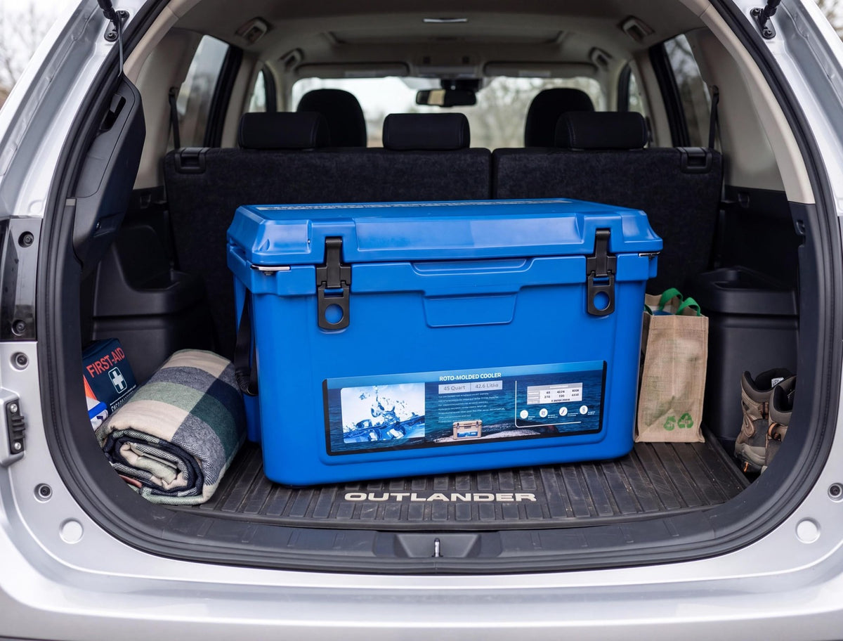 Extra Thick Insulation Camping Cooler - Multiple Sizes Keep Ice Up to 7 Days