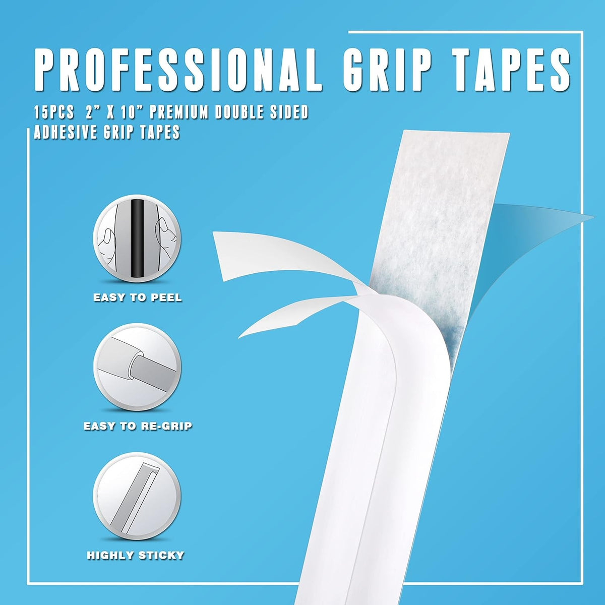 Golf Club Regripping Repair Kit with Grip Tape Solvent & Vise Clamp
