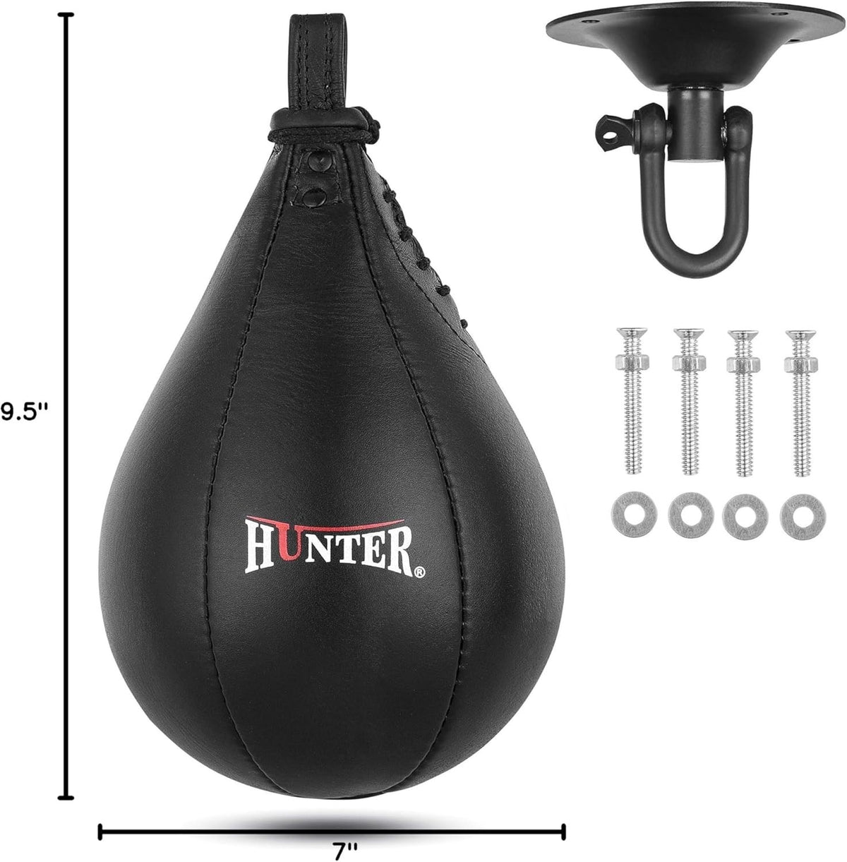 Boxing Speed Bag with Swivel and Accessories for Fitness Training
