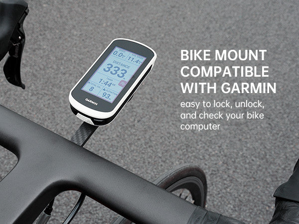 Bike Computer Mount Carbon Fiber Front Handlebar Compatible with Garmin