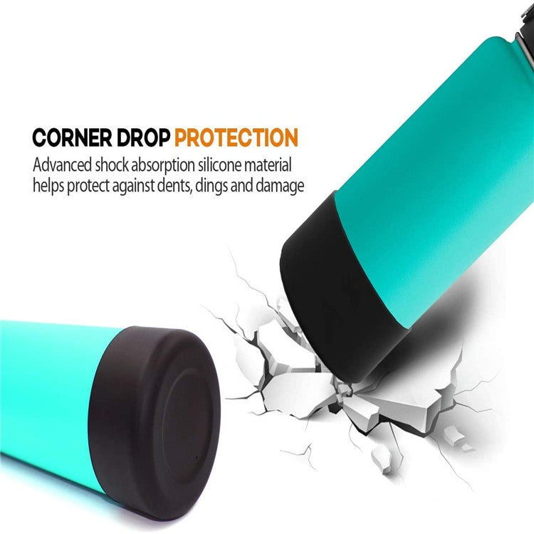 Protective Silicone Bottle Sleeve for Hydro Flask - Anti-Slip Bottom Cover
