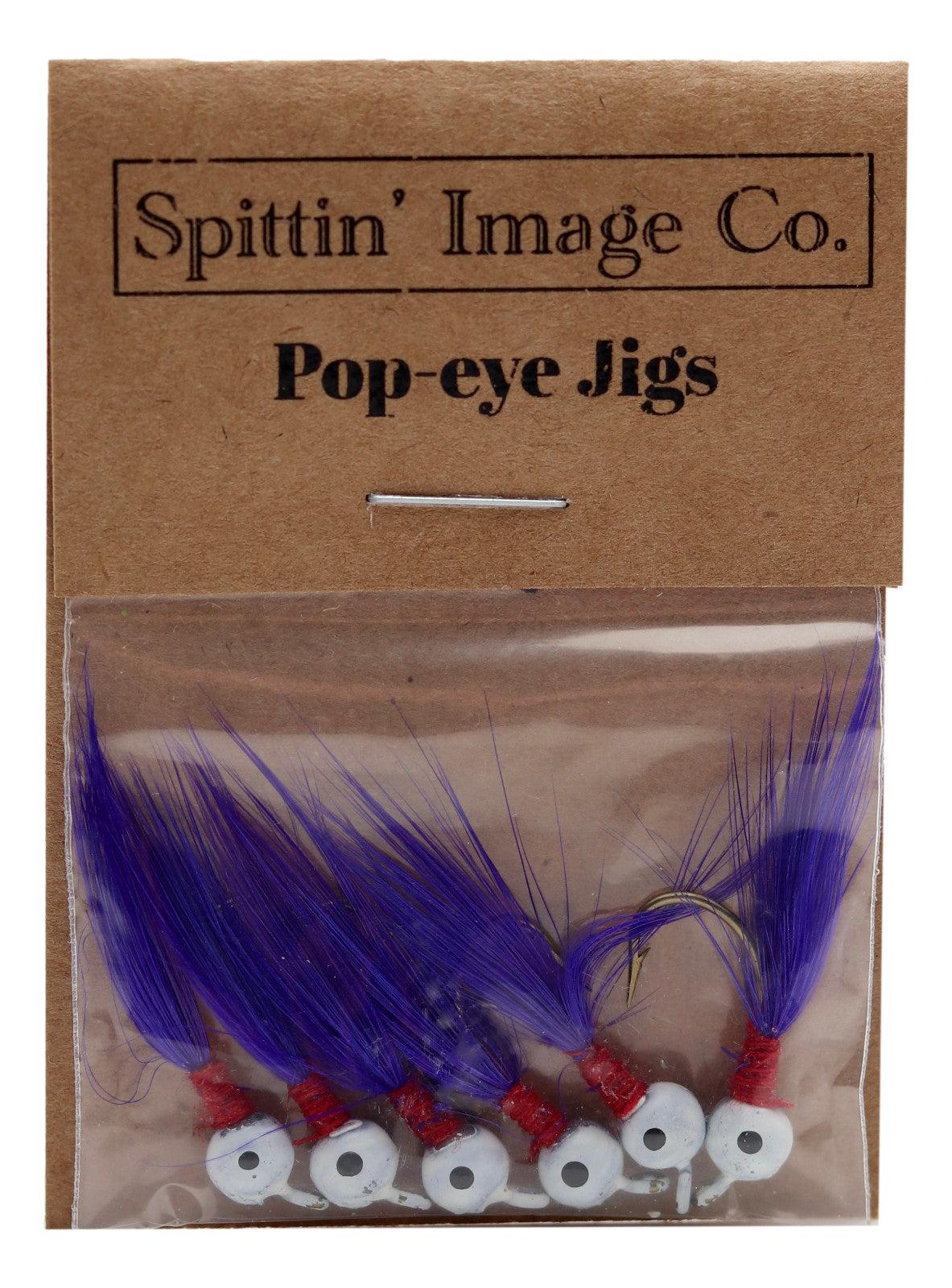 Artificial Fishing Jigs - 1/20 oz Flies with Hand Tied Feathers - 6 Pack