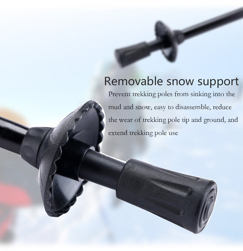 Retractable Aluminum Walking Cane - Travel Outdoor Support Stick