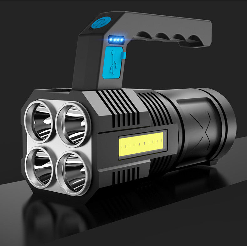 Rechargeable LED Flashlight Handheld Spotlight Waterproof Portable Torch