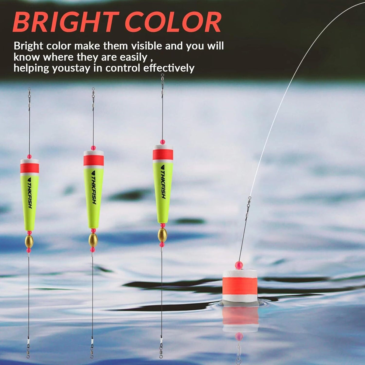 Fishing Floats Popping Corks Rattles for Saltwater Catfish and Redfish
