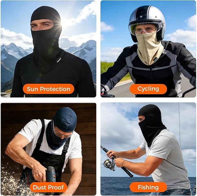 Fire-Resistant Balaclava Face Mask NFPA 2112 One Size Black