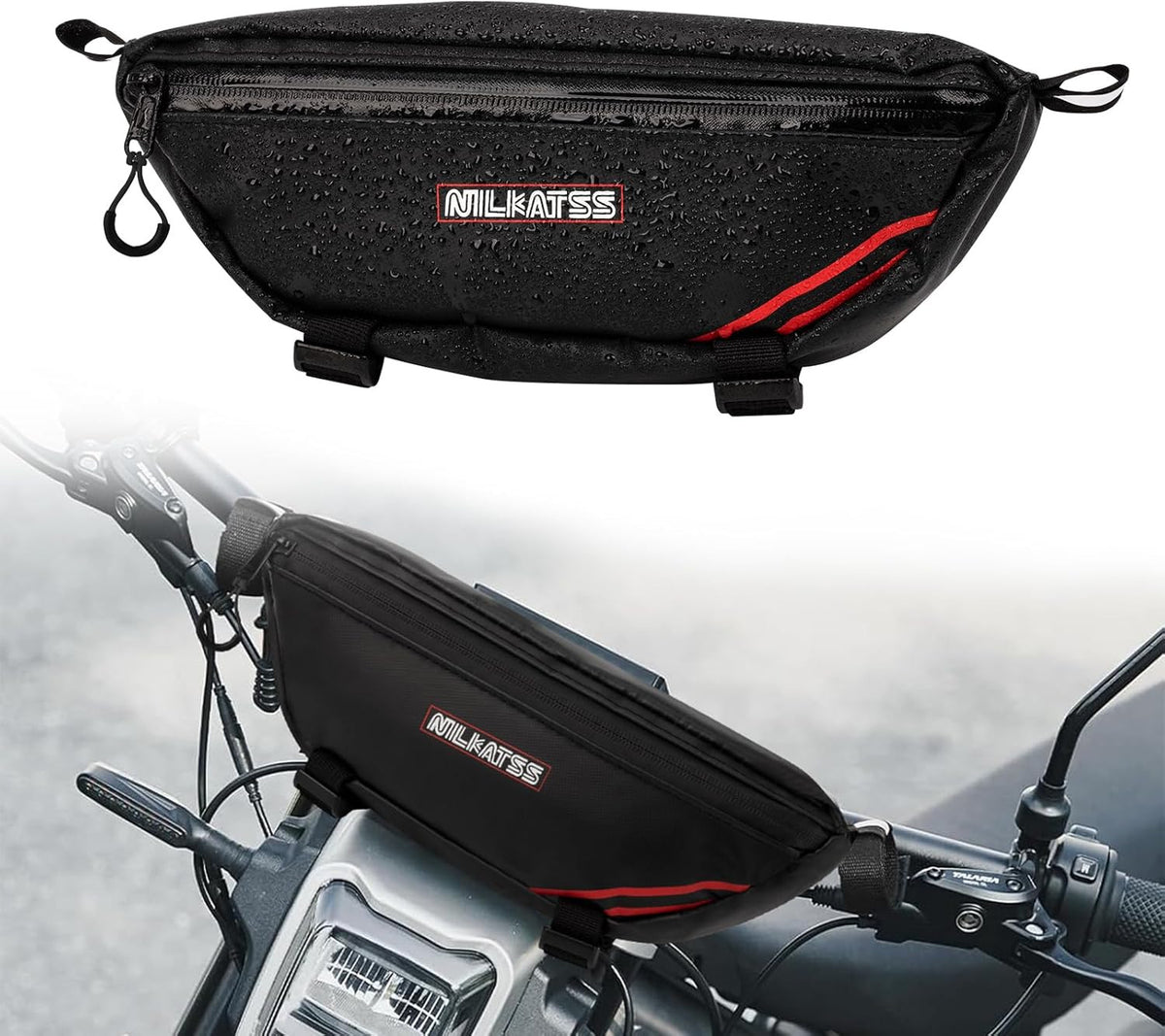 Waterproof Handlebar Bag for Dirt Bikes & Motorcycles - Durable Bike Tool Storage