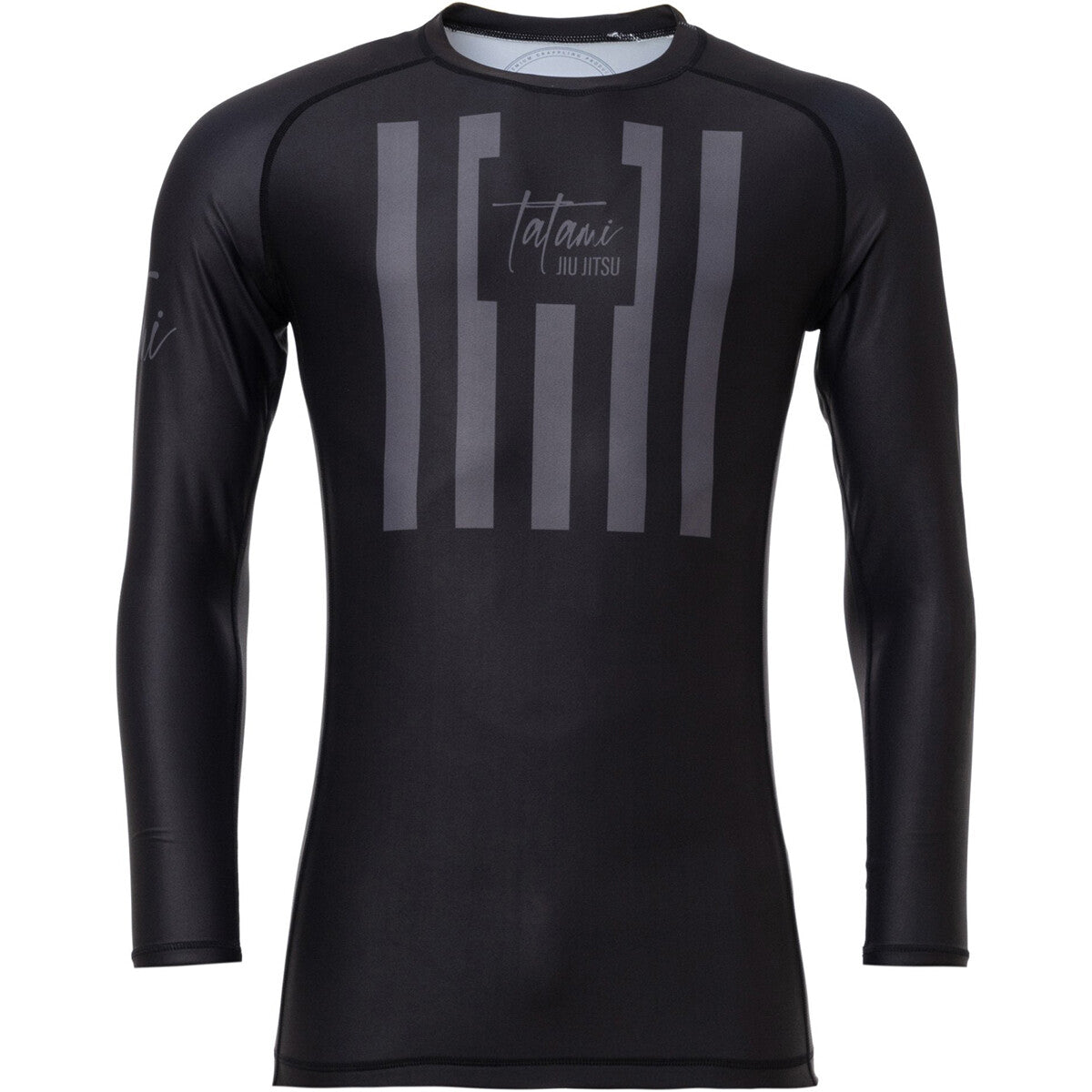 Long Sleeve Rash Guard for Jiu-Jitsu & MMA Training - Black