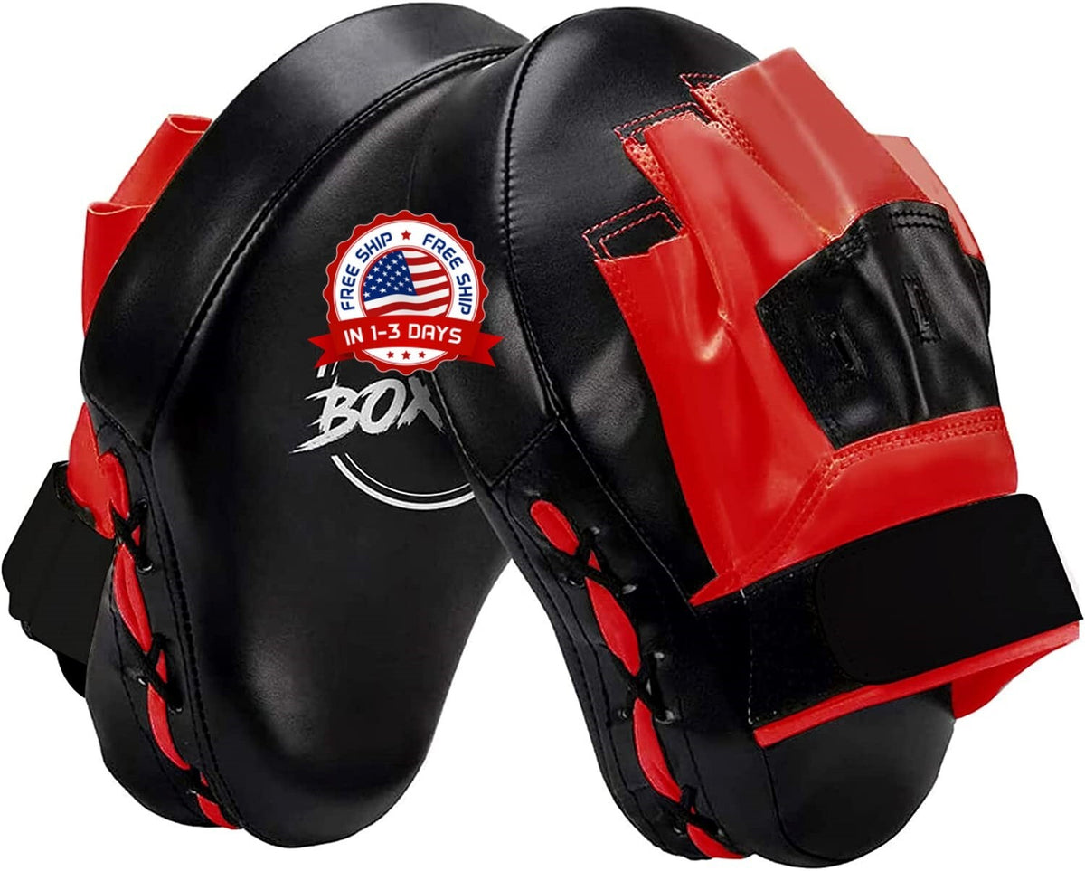 MMA Boxing Punch Mitts Curved Focus Pads for Martial Arts Training
