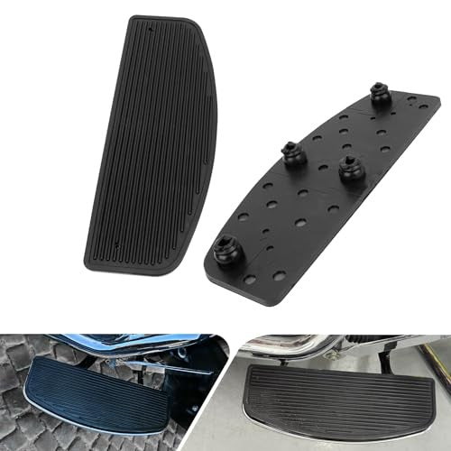 Motorcycle Front Pedal Footboards Coating Non-Slip Rubber Insert - Touring & Cruiser