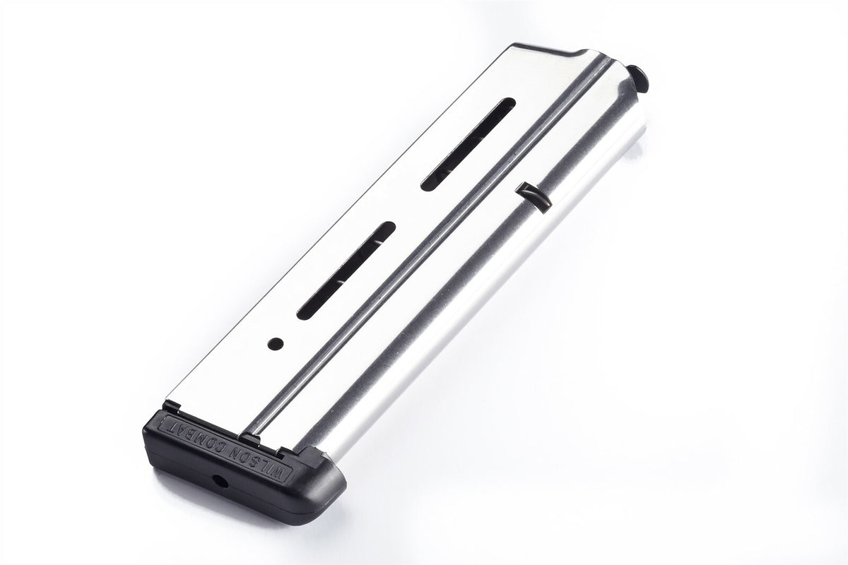 10mm 9-Round Full Size Magazine for 1911 Pistols - Stainless Steel