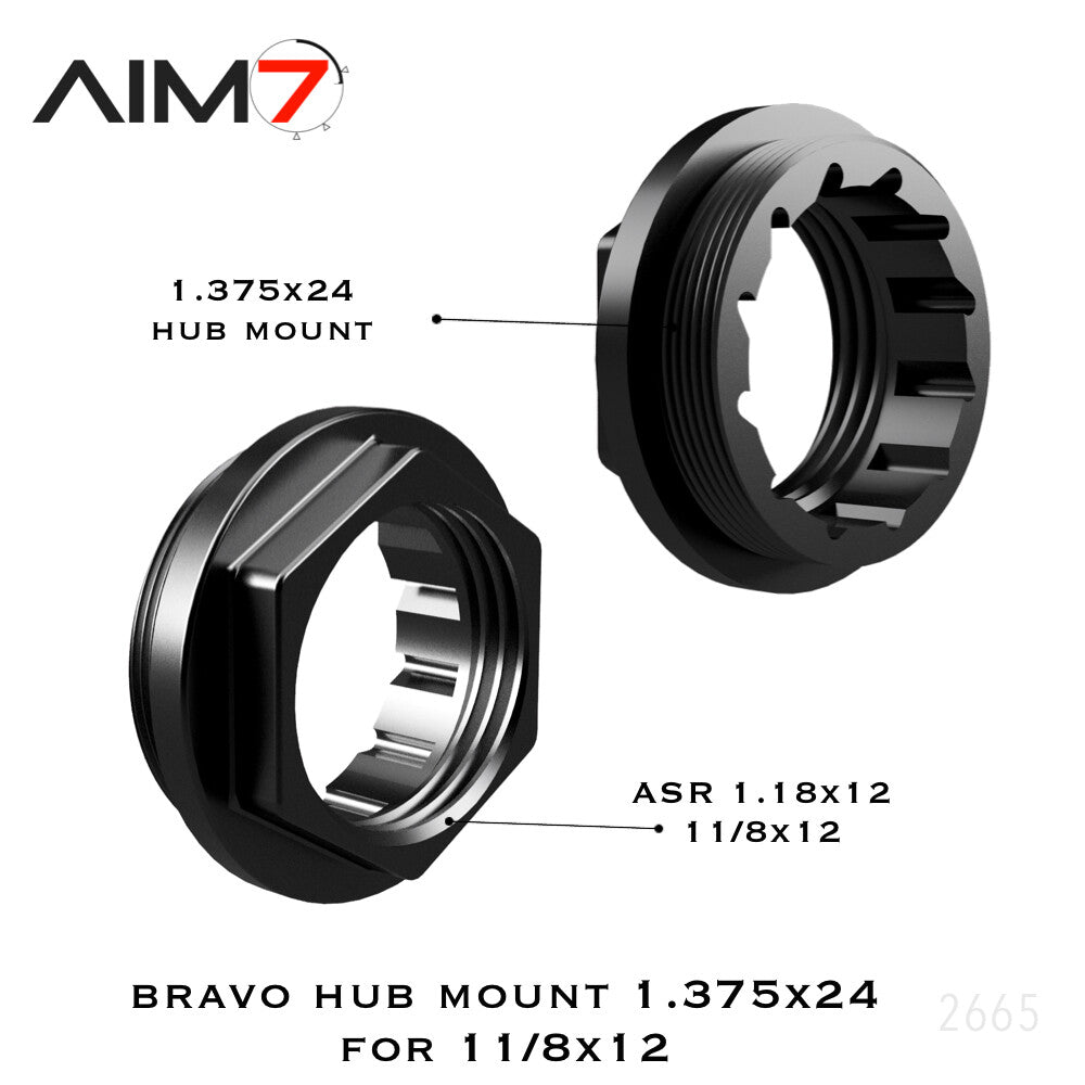 Universal 1.375×24 HUB Mount Adapter for Suppressors and Rifles