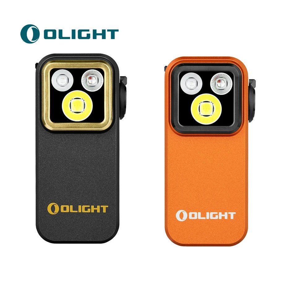 Rechargeable LED Floodlight Clip for EDC, Work, Safety - Red