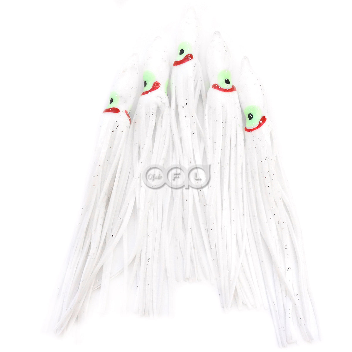 Artificial Soft Plastic Fishing Skirts 4.5-inch Octopus Fish Lures Bait Lot