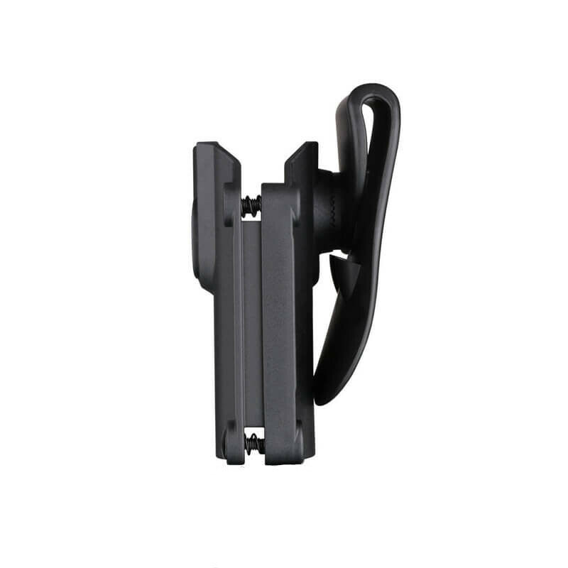 Universal OWB Pistol Holster with Quick Release Button - Fits Most Full-Size & Compact Pistols