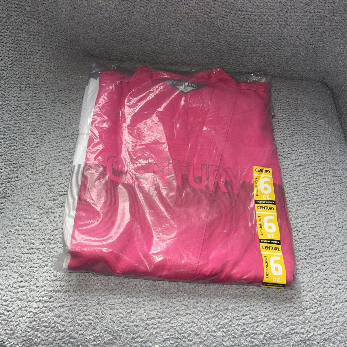 Lightweight Martial Arts Student Uniform Size 5 Pink with Belt - 6 oz