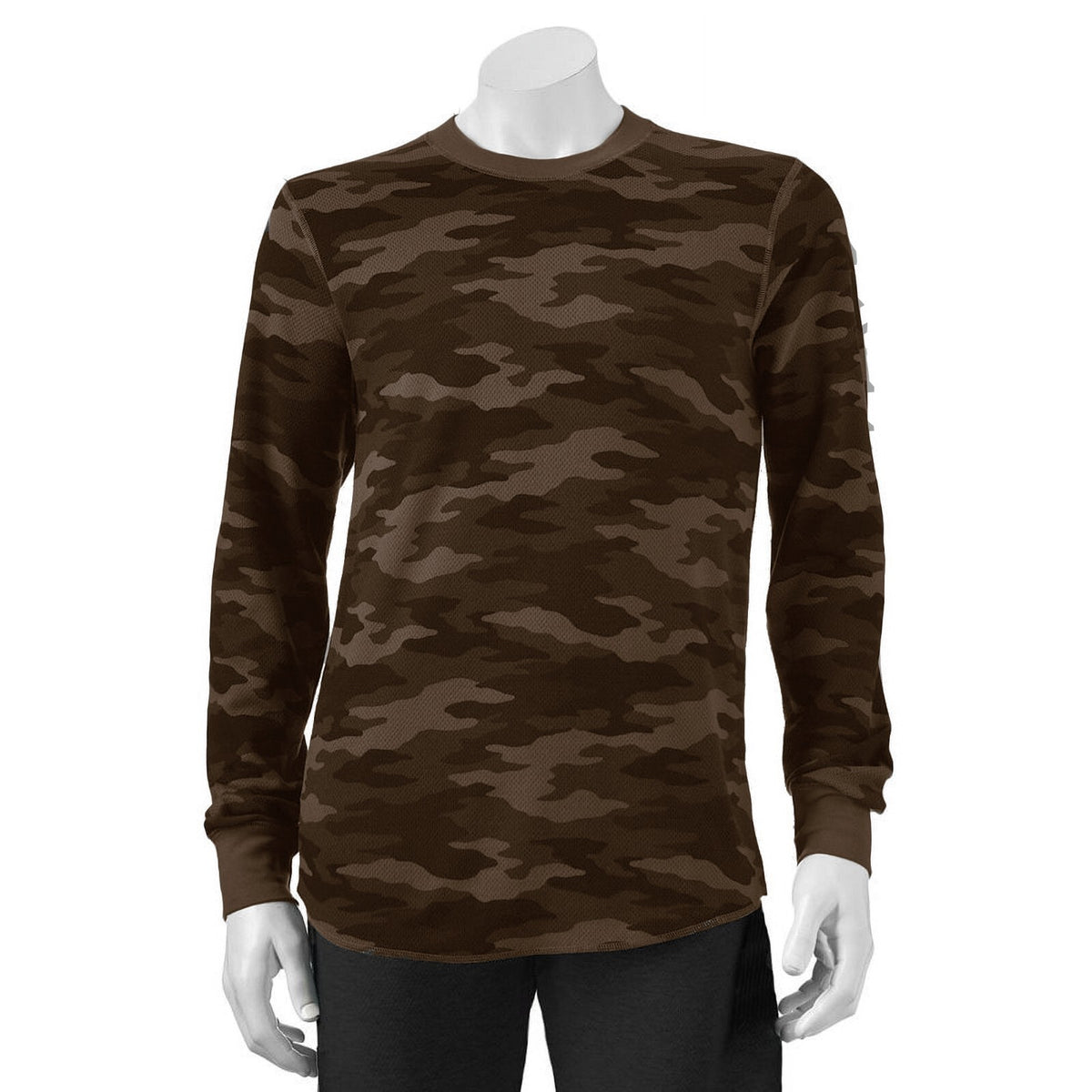 Men's Big & Tall Thermal Crew Top - Base Layer Long-Sleeve Shirt