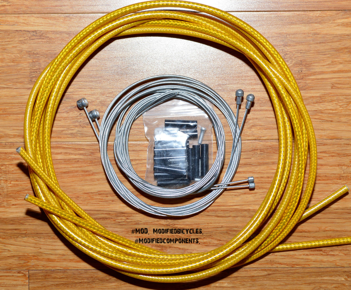 Bike Brake and Shifter Cable Housing Kit - Universal Mountain & Road Bikes