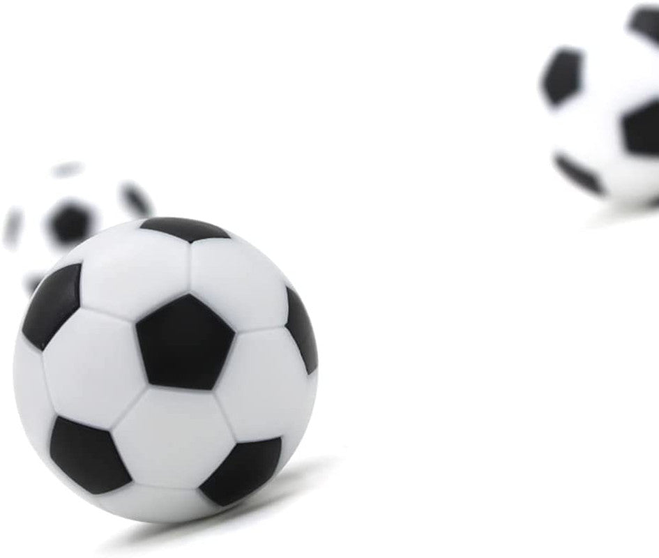 32mm Foosball Balls - 16 Pcs Official Mini Table Footballs, Black & White