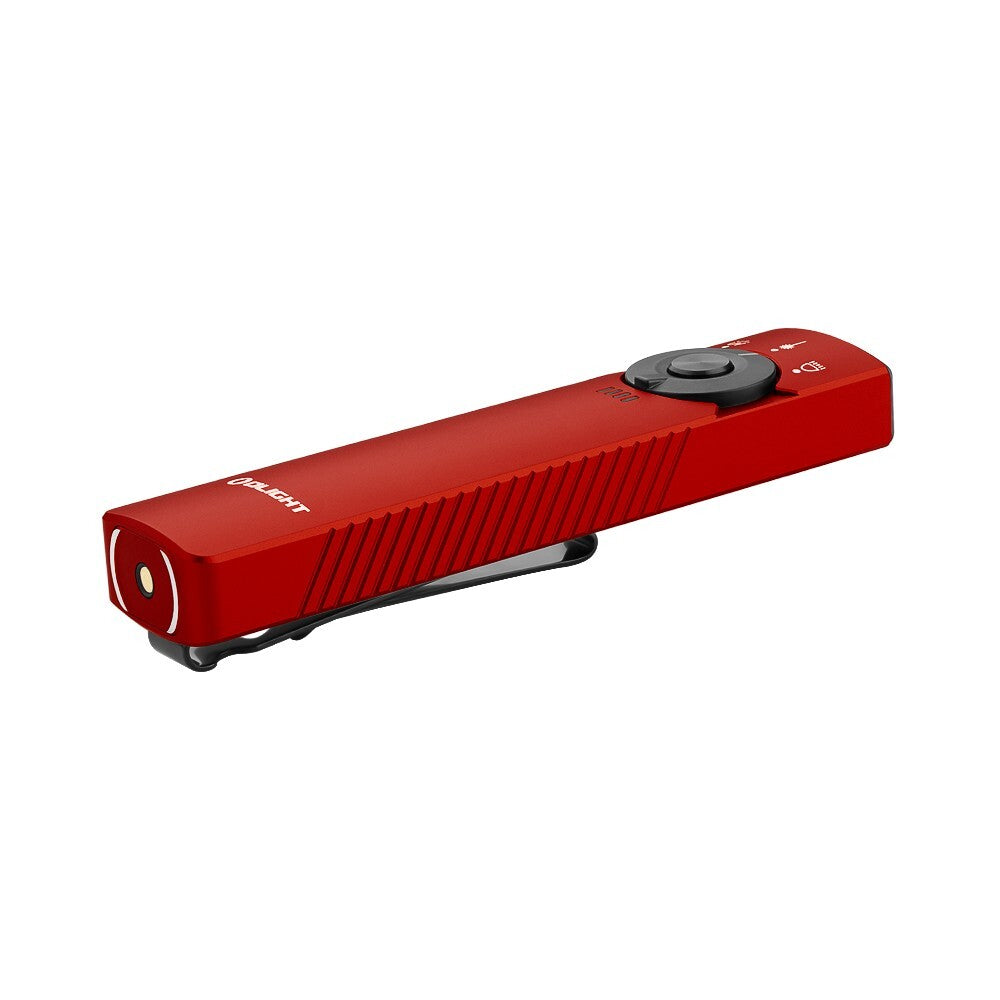 EDC Clip-On Flashlight with Red, Flood, and Spot Modes - 1300 Lumens
