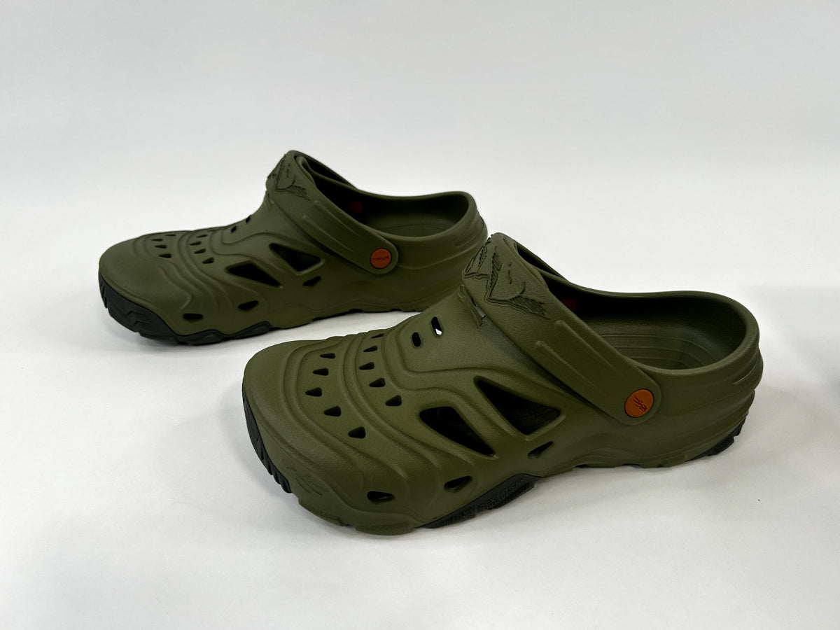 Hunting Shoes Clogs Men’s Pine Green Slip-On Rubber Footwear