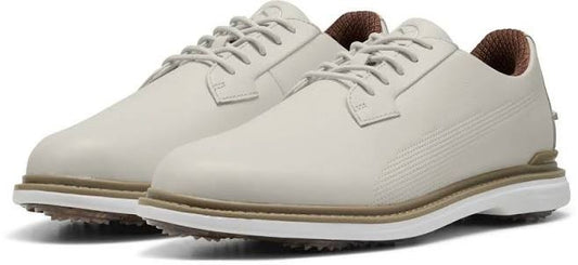 Men's Golf Shoes Puma Royale Real Tree Size 12 White & Expresso