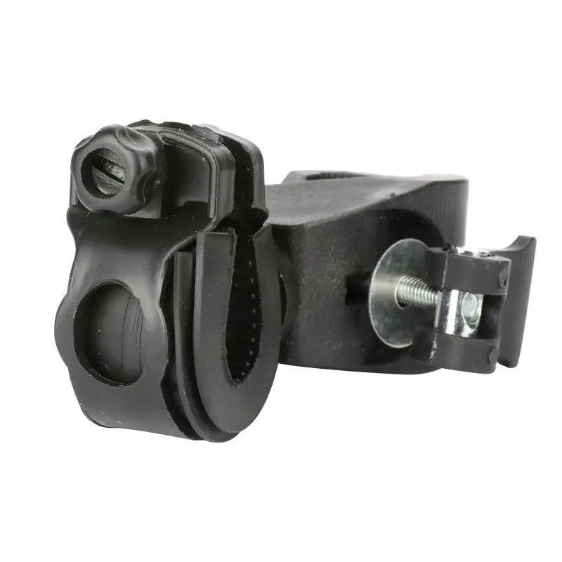 Bike Handlebar Light Mount Clip - 360° Swivel Flashlight Holder Bracket