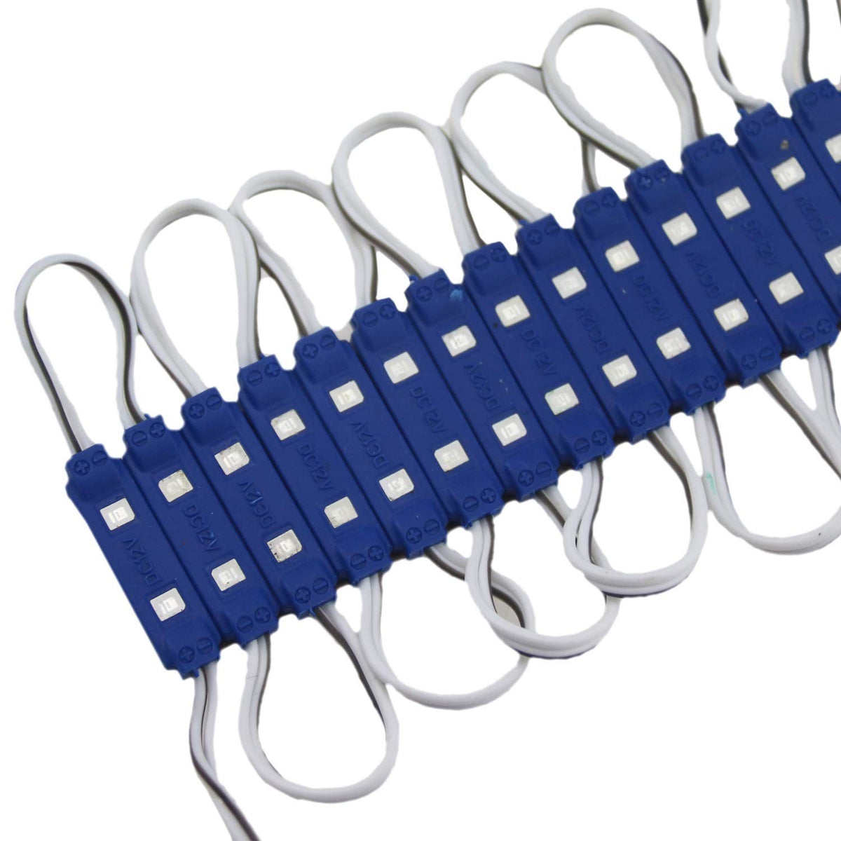 Waterproof 12V 2 LED Module Blue for Sign Advertising 200pcs