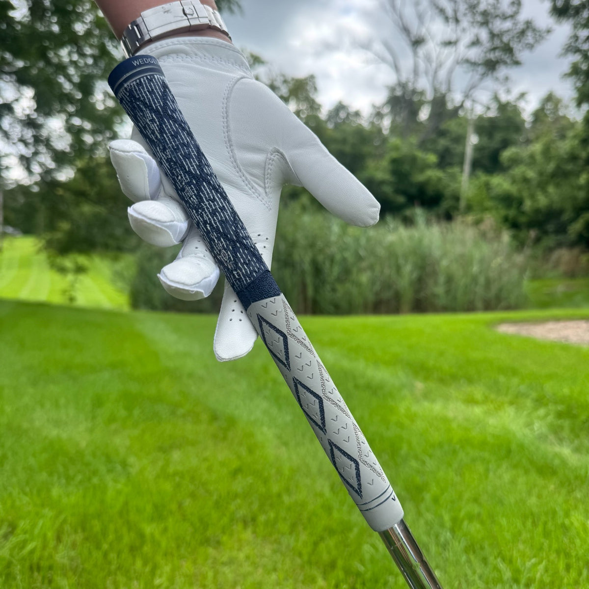 Golf Club Grip - Hybrid Cord and Rubber Traction for All Weather Control