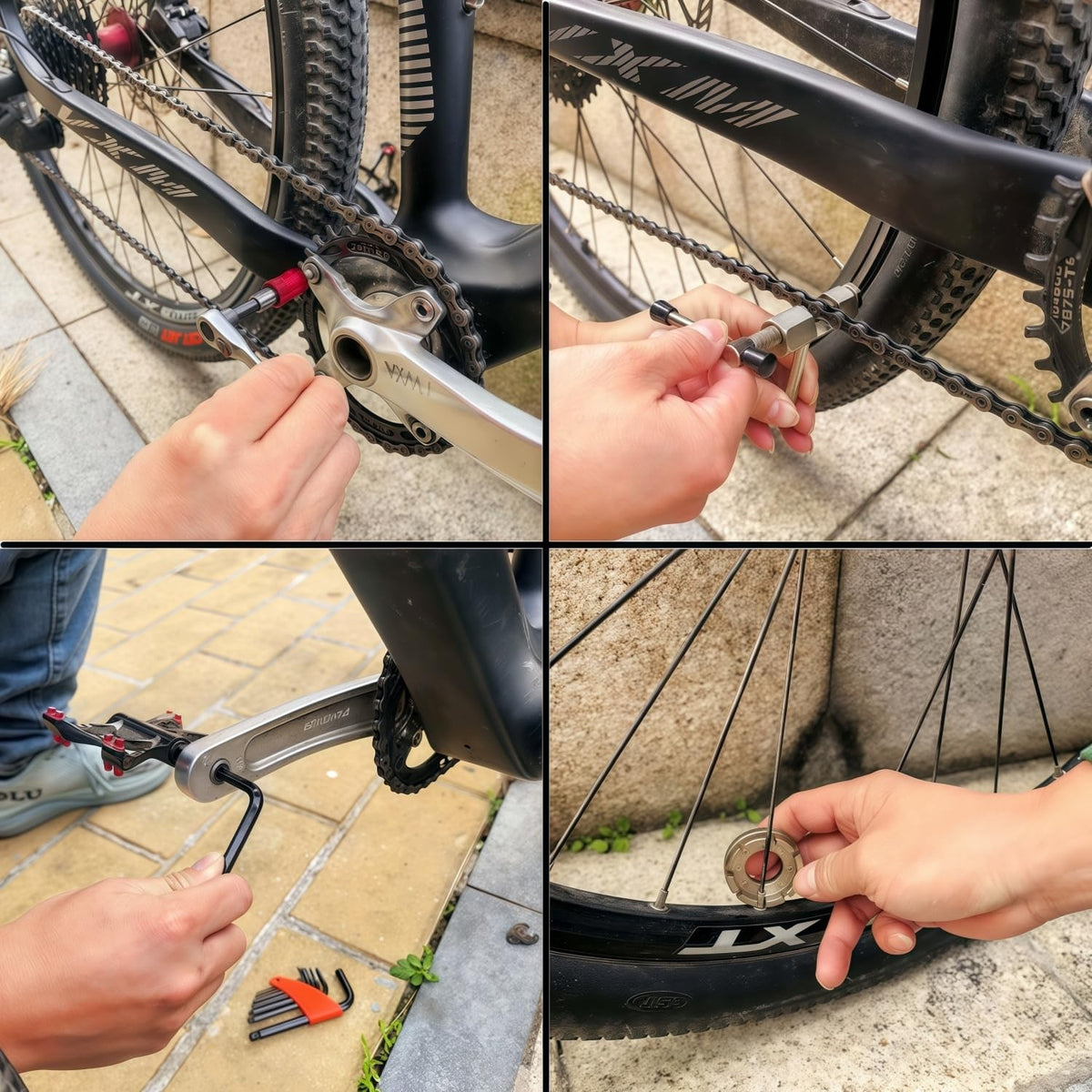 Bike Repair Tool Kit with Hard Case - Professional Cycling Maintenance Set