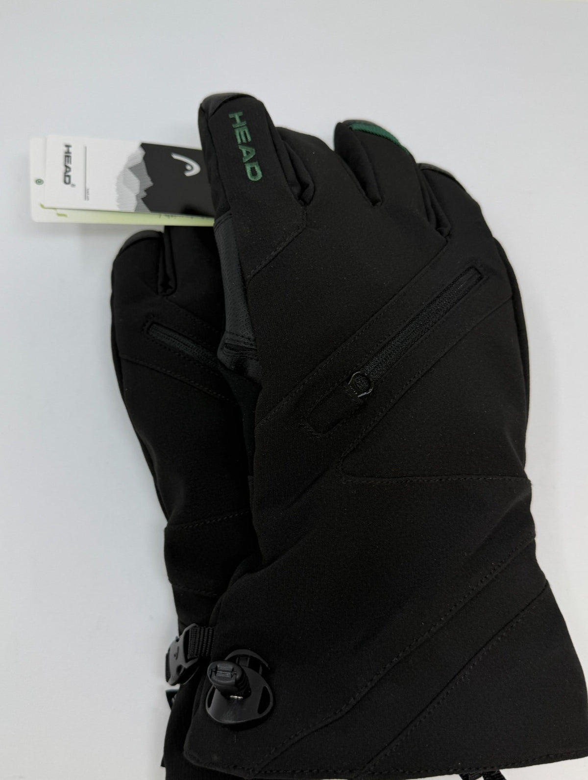 Unisex Waterproof Windproof Ski Gloves with Breathable Sensatec - Black, Small
