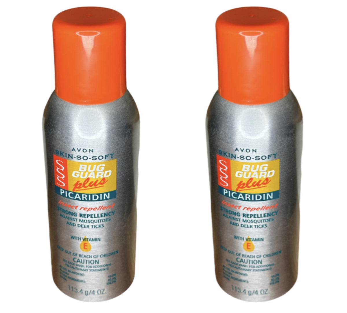 Avon Skin So Soft Bug Guard Plus Picaridin Aerosol Spray 4 oz - Pack of 2