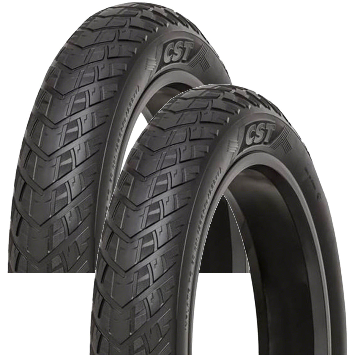 20 x 3 Bicycle Tire Set - Clincher, Wire Bead, Puncture-Resistant E-Bike Tire