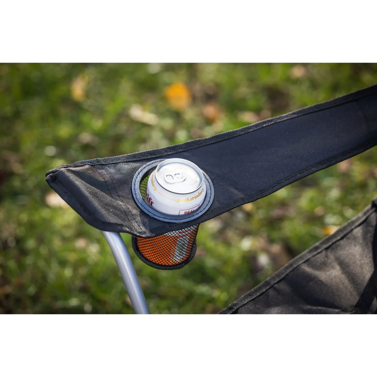 Heavy Duty Folding Camping Chair with Cup Holder - Oversized Portable Seat
