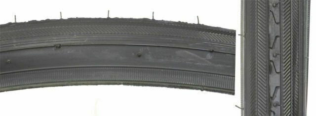 27x1-1/4 Bicycle Tire - Raised Center Low Resistance Road Bike Tire