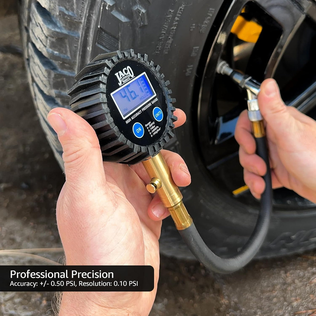 Digital Tire Pressure Gauge 100 PSI - Professional Accuracy & Robust Design