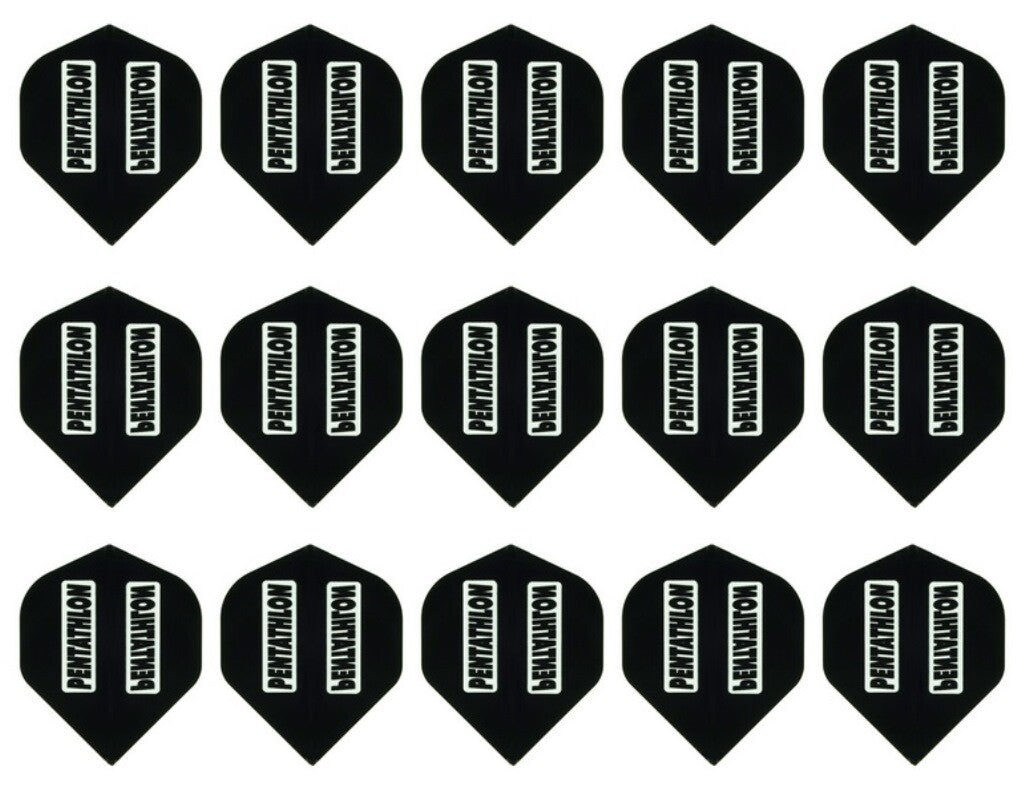 Dart Flights 100 Micron Standard Sets - 5-Pack, Multi-Color