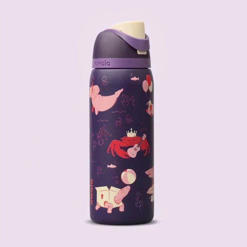 32oz Stainless Steel Water Bottle with Flip Lock Lid - Multicolor Reusable Hydration
