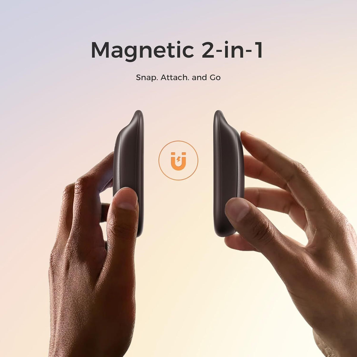 Rechargeable Portable Hand Warmer with Waterproof Heating for Outdoor Hiking and Camping