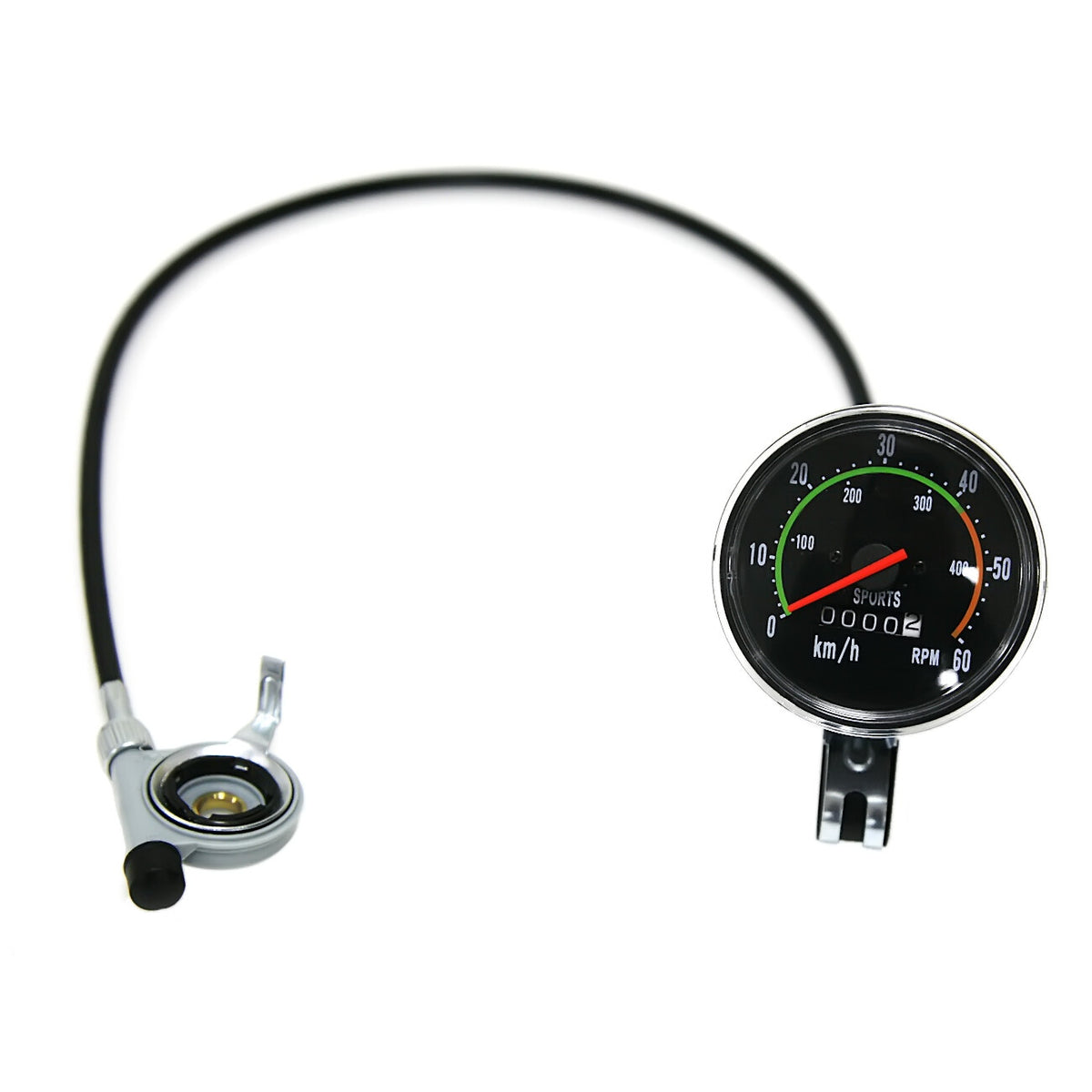 Analog Bicycle Speedometer Odometer with Hardware for Mountain & City Bikes