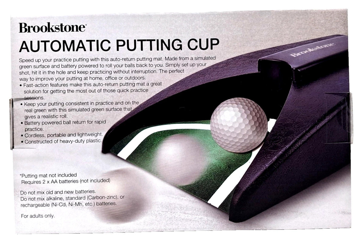 Portable Automatic Putting Cup with Auto-Return for Golf Practice